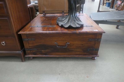 Lot 5071 - Jali coffee table with storage well