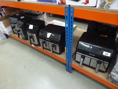 Lot 3082 - 2 Unboxed DualBasket Air Fryers plus 3 unboxed...