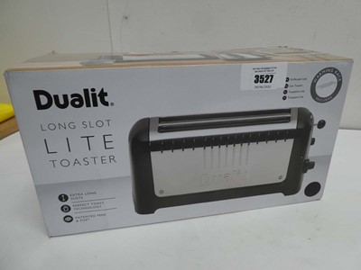 Lot 3527 - Dualit long slot Lite toaster