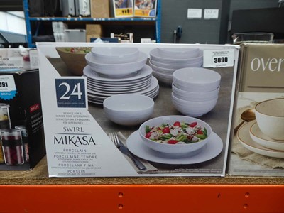 Lot 3090 - Swirl MIKASA dinnerware set