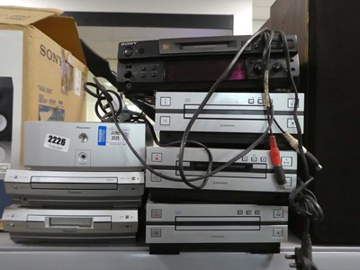 Lot 2226 - Pioneer stack music system incorporating a CD...