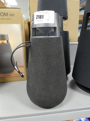 Lot 2181 - LG X Boom 360 portable bluetooth speaker model...