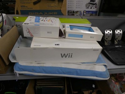 Lot 2187 - Nintendo Wii accessories in box including...