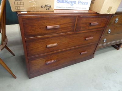 Lot 5278 - 1950's chest of 2 over 2 drawers
