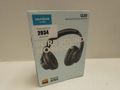 Lot 2034 - Anker SoundCore Q20 wireless headphones, boxed