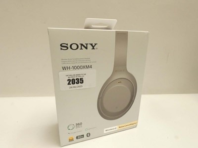 Lot 2035 - Sony WH-1000XM4 wireless headphones, boxed