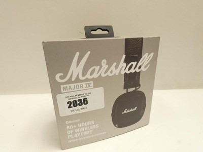Lot 2036 - Marshall Major IV wireless headphones, boxed