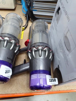 Lot 3350 - Handheld Dyson V11 with pole, head, attachment...