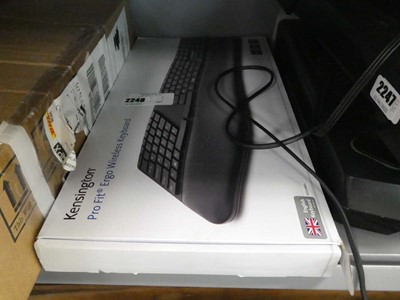 Lot 2248 - Boxed Kensington pro fit wireless keyboard