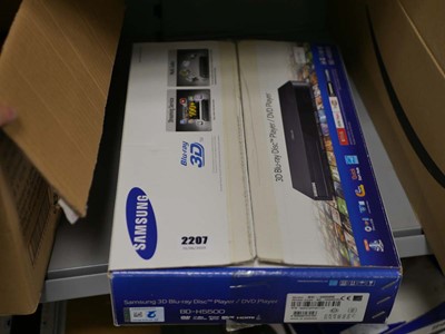 Lot 2207 - Samsung 3d Blue Ray player, boxed