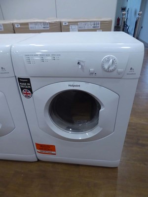 Lot 3203 - Hotpoint 8kg dryer model TVHM80CP