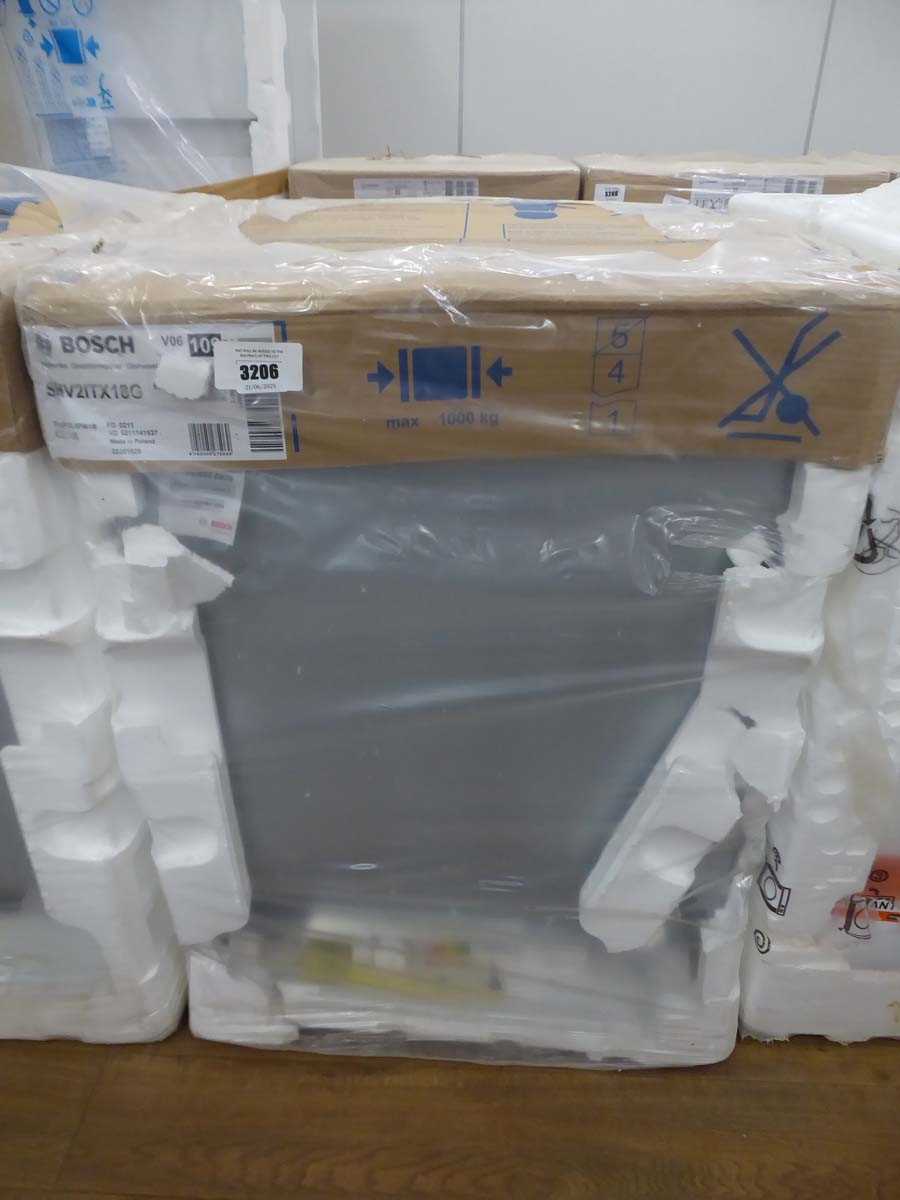 Lot 3206 - Bosch fully integrated dishwasher model...