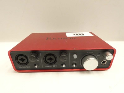 Lot 2039 - Focusrite Scarlett 2i2 USB audio interface