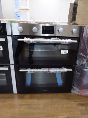 Lot 3219 - Hisense built in electric double oven model...