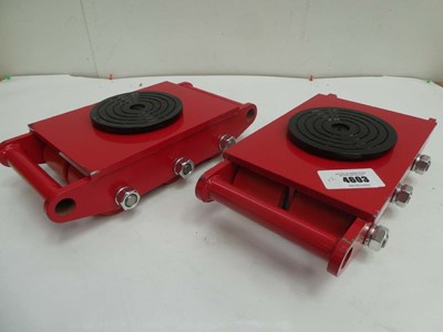Lot 4603 - 2 x 8ton dolly skates