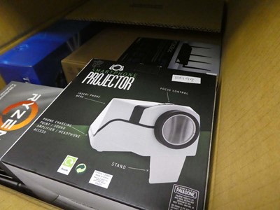 Lot 2214 - Box containing various items including router,...