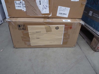 Lot 3233 - Milan gas fire pit table in grey