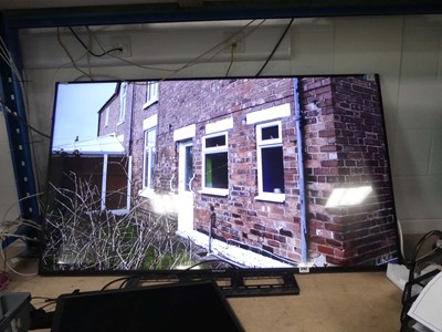 Lot 2282 - Techwood 65 inch TV model 65AO4USB, with...