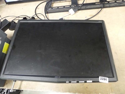 Lot 2284 - Acer 22 inch LCD monitor, model X223W, with...