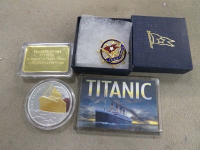 Lot 2327 - Selection of Titanic related items, including...