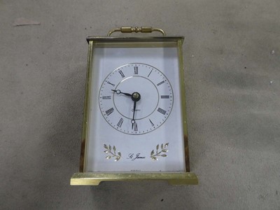 Lot 2332 - Selection of various items, including clock...