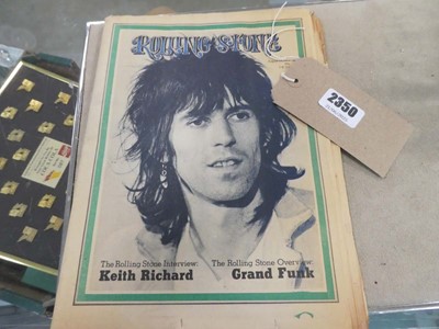 Lot 2350 - Copy of Rolling Stone magazine from August...