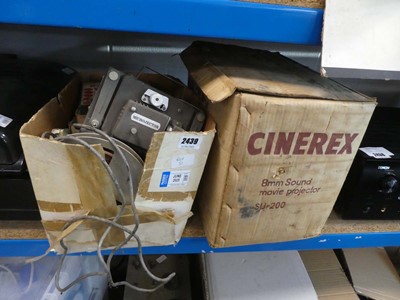 Lot 2439 - Selection of various projectors and projector...
