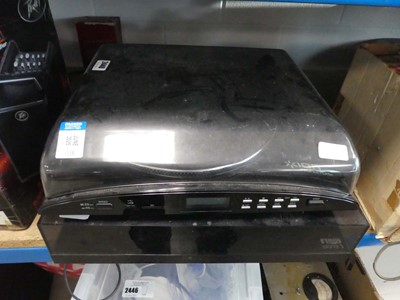 Lot 2440 - Ion profile flash turntable with a Rega Planar...