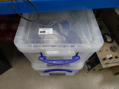 Lot 2446 - 2 boxes containing various blood glucose...