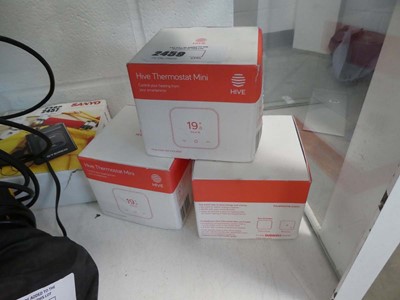 Lot 2459 - 3 boxed Hive thermostat minis