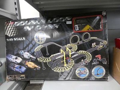 Lot 2378 - Double loop and over racing set boxed