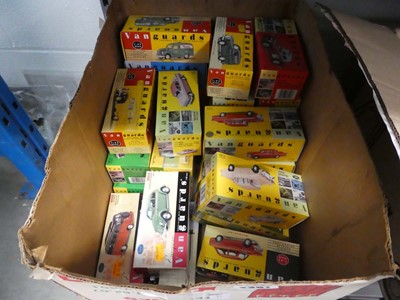 Lot 2391 - Box containing various vanguards diecast model...