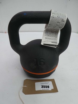 Lot 3559 - Decathlon 16kg kettlebell