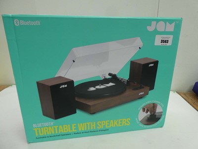 Lot 3563 - JAM bluetooth turntable with speakers