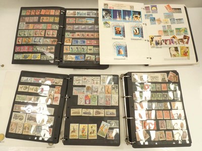 Lot 2051 - 4x stamp albums comprising worldwide stamps;...