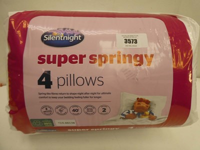 Lot 3573 - Silentnight pack of 4 pillows