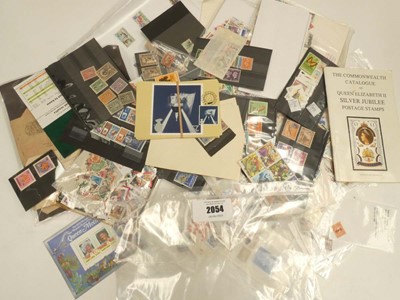 Lot 2054 - Assorted loose and catalogued world stamps