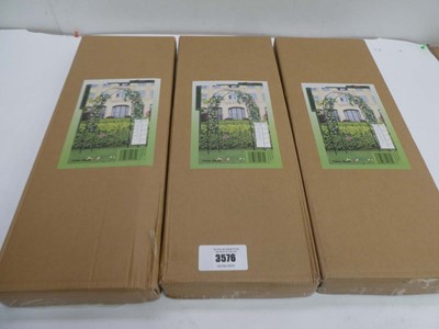Lot 3576 - 3 x garden arches