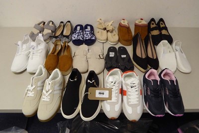 Lot 3640 - 16 pairs of ladies shoes of various styles and...