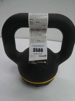 Lot 3580 - Decathlon 12kg kettlebell