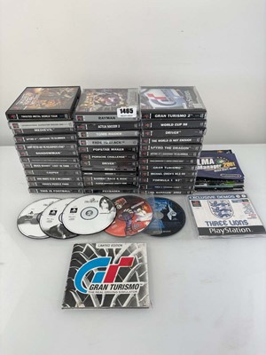 Lot Qty of PlayStation 1 games to gran Turismo...