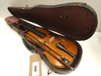 Lot 2060 - Piena Antonius Stradivarius student violin...