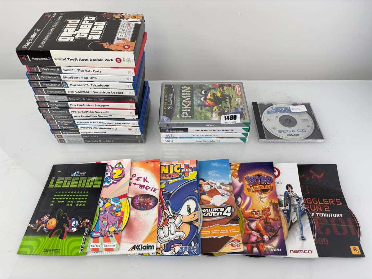 Lot Qty of boxed and unboxed PlayStation 2 games,...