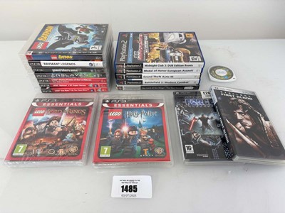 Lot Qty of PlayStation games for various consoles...