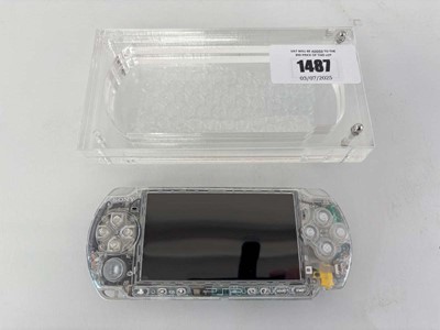 Lot Sony PSP with clear plastic display case
