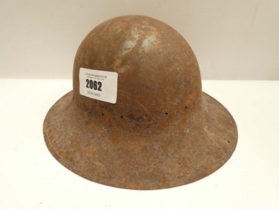 Lot 2062 - British Brodie military helmet