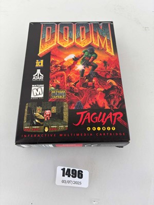 Lot Doom for Atari Jaguar boxed