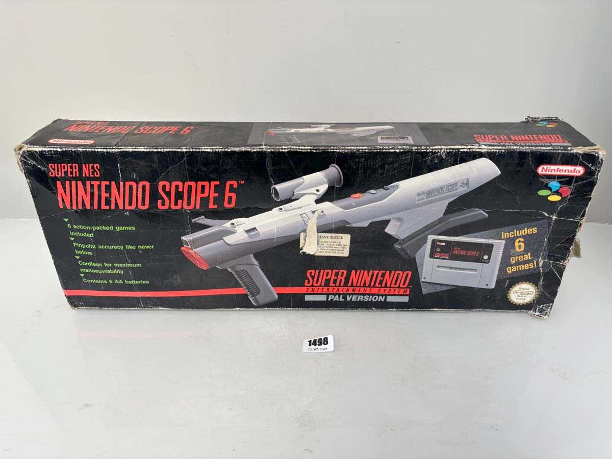 Lot Nintendo Super Scope in box