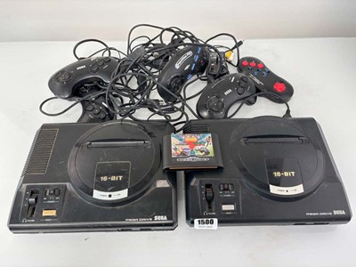 Lot 2x Sega Mega Drive 1, qty of controllers and a...