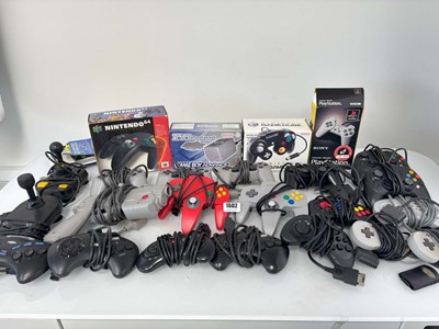 Lot Qty of controllers for various consoles to...